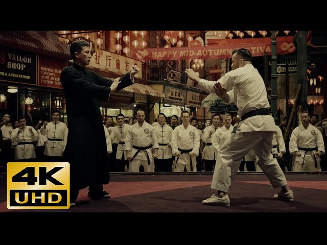 American Infantryman vs Wing Chun masters in the movie Ip Man 4: The Finale (2019) 4k