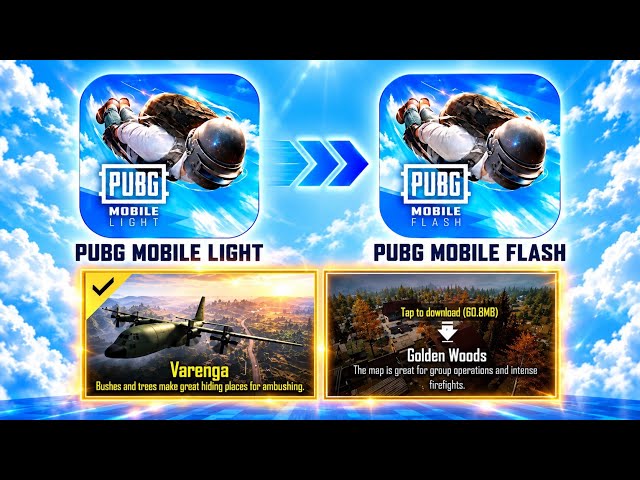 Pubg Mobile Lite vs Flash Diffrence & Added Varenga Map | Pubg Mobile Lite Name Change | BGMI Lite