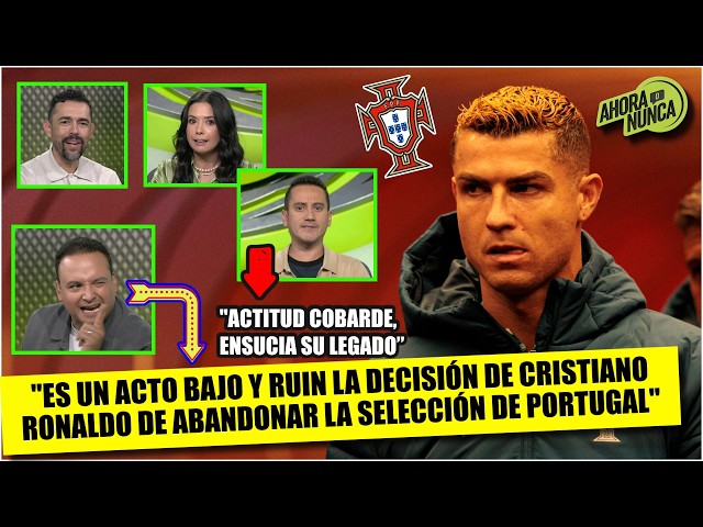 CRISTIANO ABANDONÓ LA CONCENTRACIÓN: decisión que mancha su legado y es INDEFENDIBLE | Ahora o Nunca