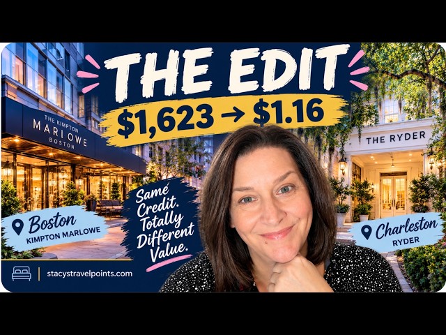 I Booked 2 Hotels for $1,623 - Paid $1.16 (Chase Edit Collection Explained)