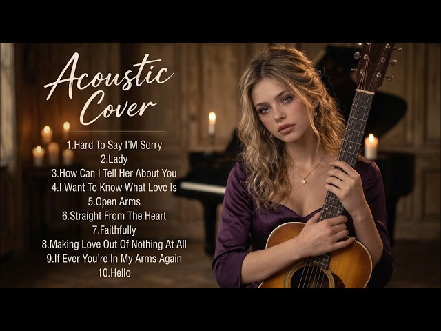 Relaxing Acoustic Female Covers – Timeless 70s, 80s & 90s Love Hits