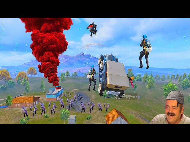 Victor Squad😱Full M249 Funny😂 & Epic Moments in PUBG Mobile