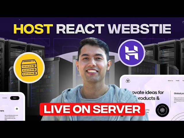 #90: Host Your React Website on Hostinger Server