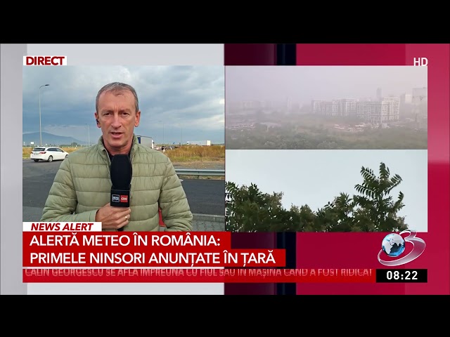 Weather alert in Romania: First snowfall announced in the country