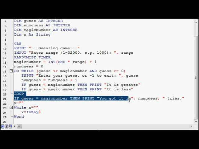 FreeBASIC programming tutorial
