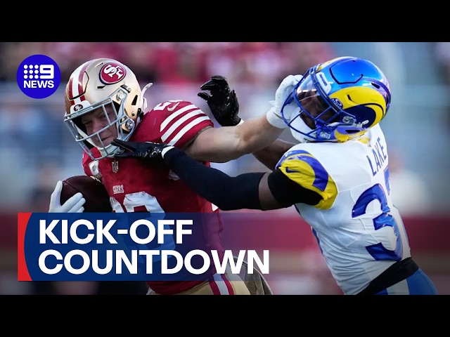 NFL mania takes over Melbourne ahead of historic game | 9 News Australia
