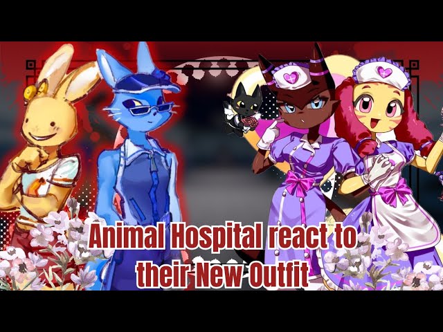 [] Animal Hospital react to their New Outfit [] Maid Dress [] Gacha Reaction []