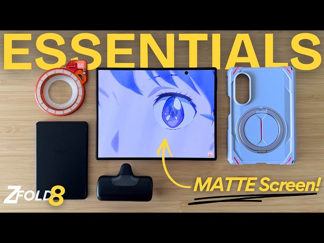 Z FOLD 8: BEST ACCESSORIES (YOU NEED THESE!)