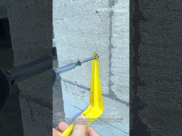 Fix a Loose Wall Screw Using a Glue Stick #worker #process #diy #lifehack #repair