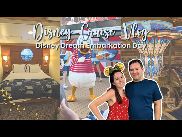 Disney Dream Embarkation Day! 🚢 | Ship Tour, Sail Away Party & Animator's Palate