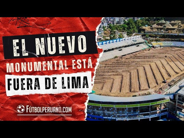 A new Monumental Stadium is being built in the interior of Peru