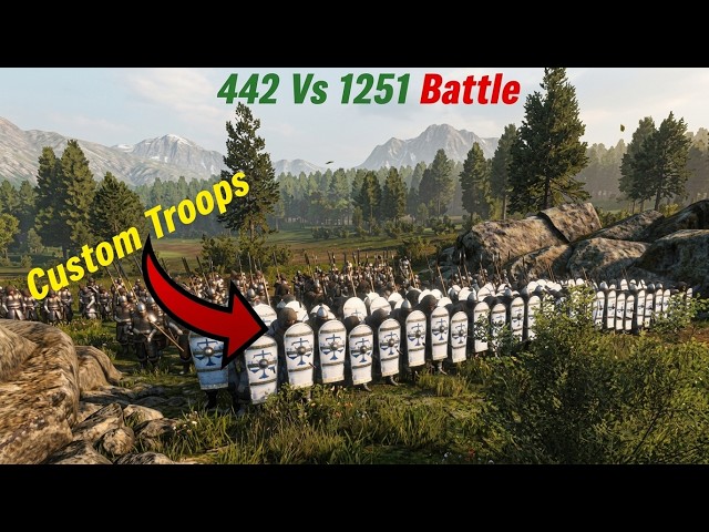 Outnumbered 3 to 1: My Custom Troops vs 1251 Enemies | Mount and Blade 2 : Bannerlord