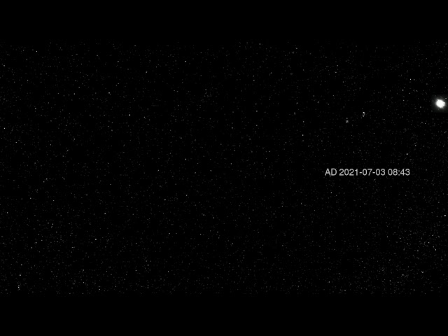 The night sky 2021 from Gaia in VR 360