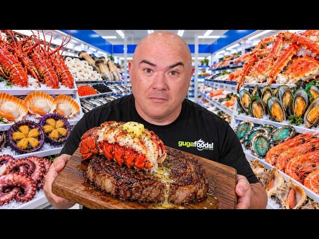 I Tried EVERY Seafood with Steak!