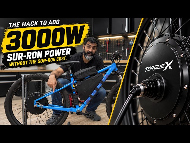 From Regular Bike to 3000W Electric Bike | Full Conversion & Test Ride