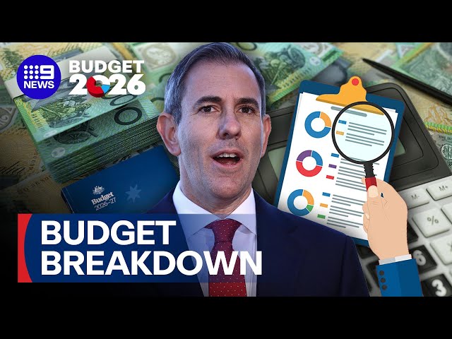 BUDGET 2026: The Budget Breakdown | 9 News Australia