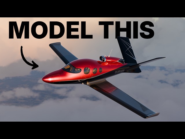 How to make a private jet in Blender