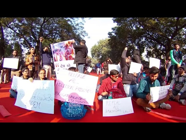 Watch the Yuva Hunkar Rally in 360° video