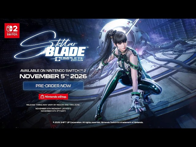 Stellar Blade   NINTENDO SWITCH 2 Environments Trailer