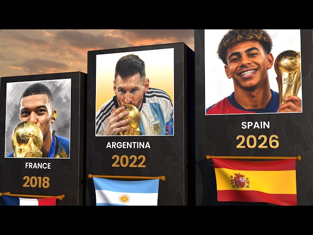 fifa world cup winners 1930 TO 2026 🏆 - 4 country ranking