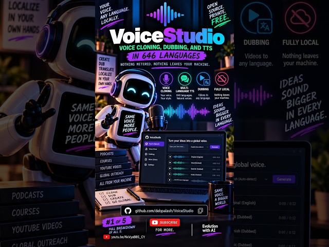 VoiceStudio — the local, free ElevenLabs alternative