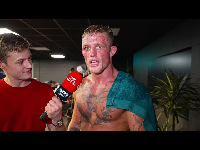 “HE’S A HORRIBLE RAT” LUKE DYSON REACTS TO KO LOSS 