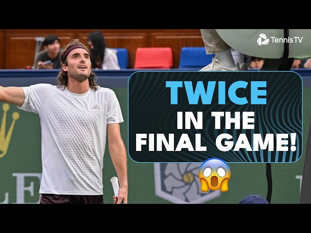 Tsitsipas & Fritz Final Game DRAMA 🎭