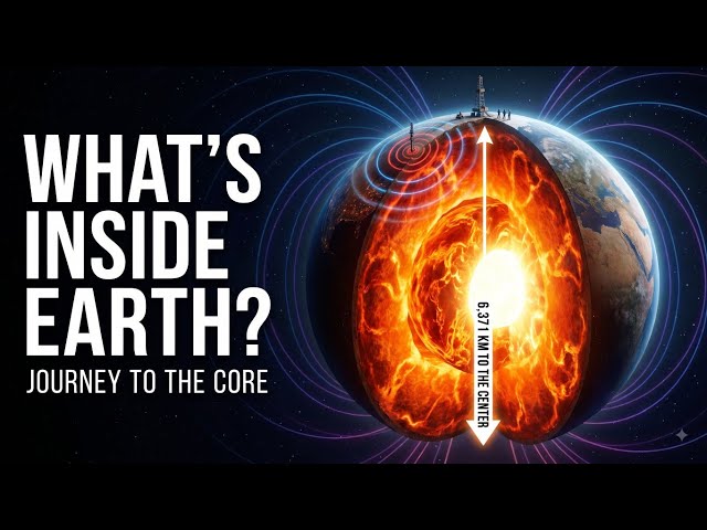 What lies beneath the earth? A terrifying journey from 0 km to 6,371 km