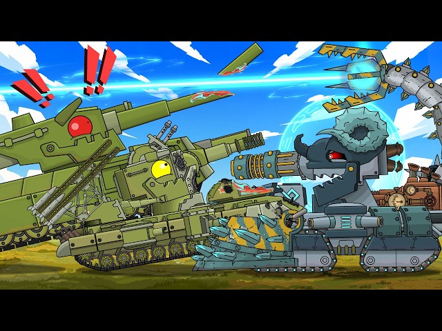 Hypnos vs KV-6 and ArtaMonster | Epic Tank Battle! Cartoons about tanks
