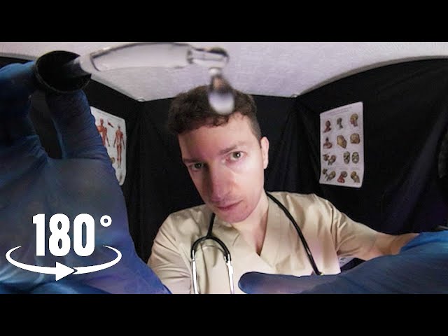ASMR VR180 | Cranial Nerve Exam with Reassuring Doctor 🧑‍⚕️👍
