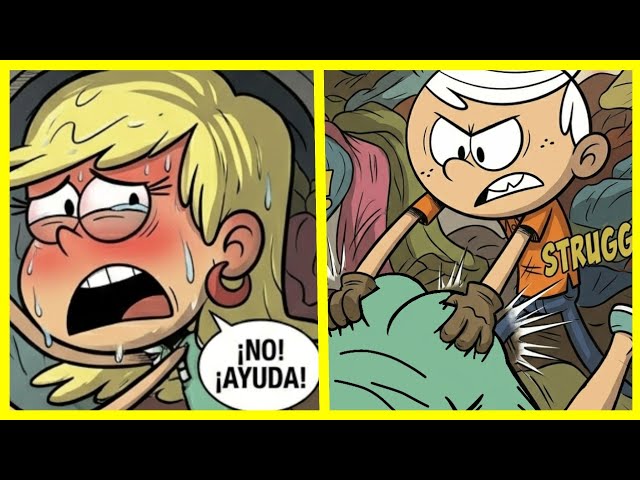 Leni washing her sisters' clothes with Lincoln - The Loud House Comic
