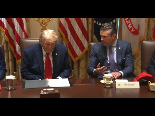 Secretary Hegseth's Full Remarks at President Trump Cabinet Meeting.