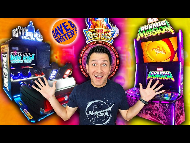 We Played ALL the New Games at this Arcade! 