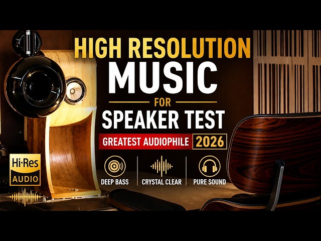 High Resolution Music for Speaker Test - Greatest Audiophile 2026