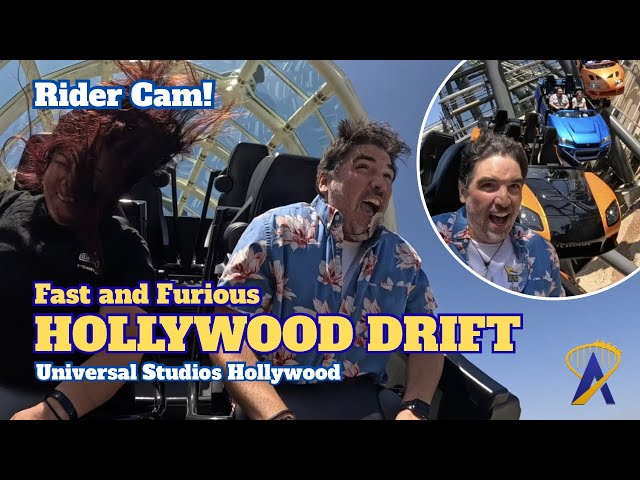 Fast and Furious Hollywood Drift Rider Cam! - Universal Studios Hollywood  🏎️🎢
