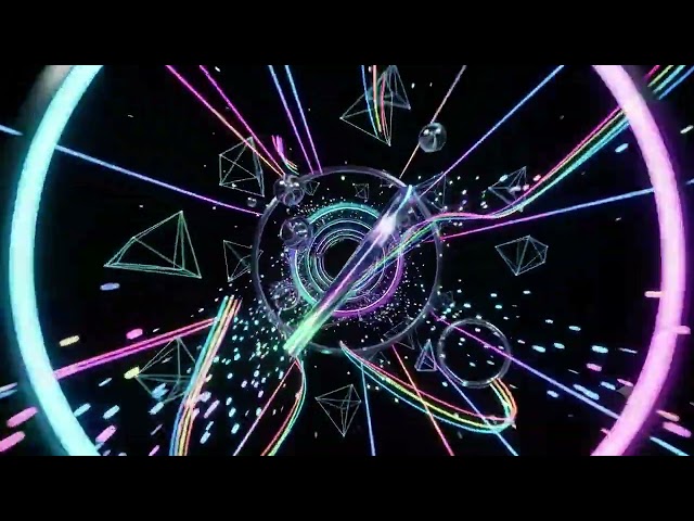 Creating 3D VJ Loop Animation | 4K UHD Neon DJ Visuals | Seamless Background Loop Cosmic VJ Studio!