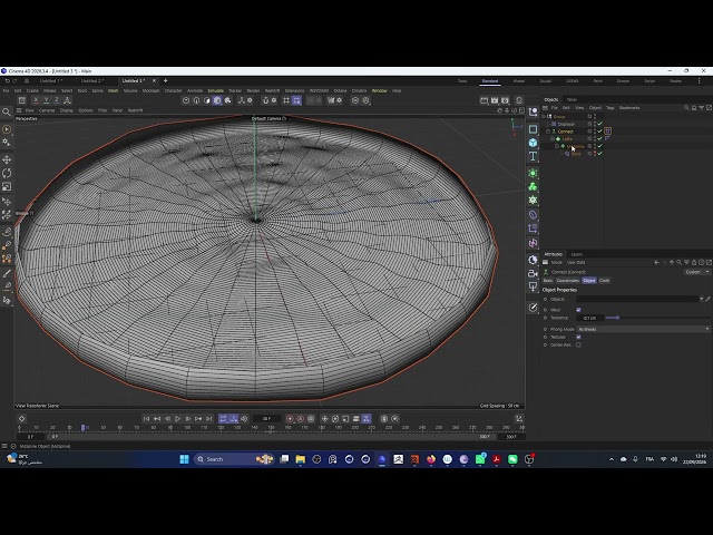 Cinema 4D 2026 Tutorial ! Realistic Pizza Dough Animation