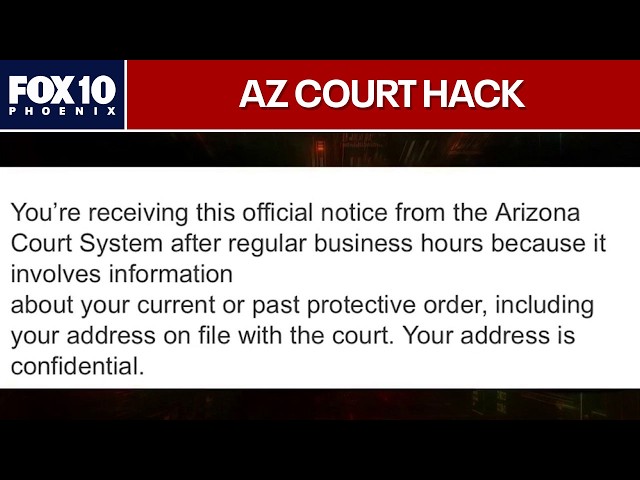 Phishing scam may have exposed thousands of Arizona court records | FOX 10 Phoenix