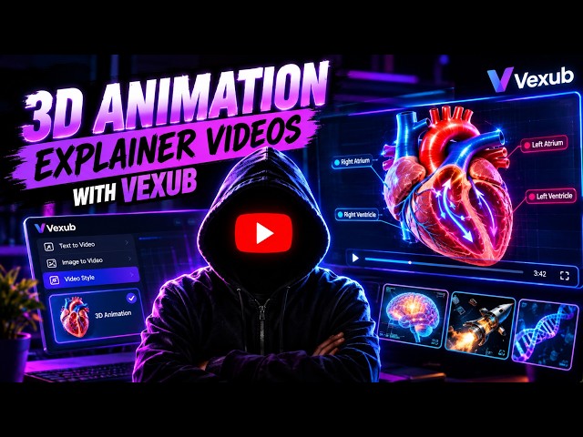 How I Turned Boring Explainer Videos Into 3D Animations With AI #vexub #aivideo