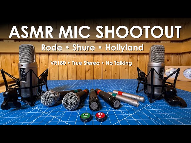 Sauna Sound Lab: Rode vs Shure vs Hollyland — Pure ASMR Mic Test (No Talking, VR180)