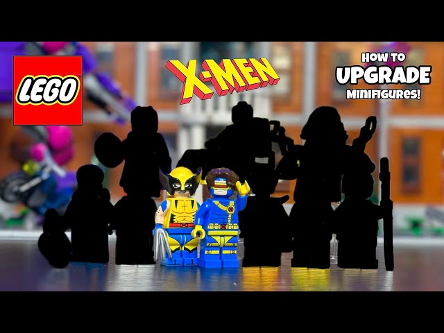 I Upgraded EVERY LEGO X-MEN MANSION Minifigure!