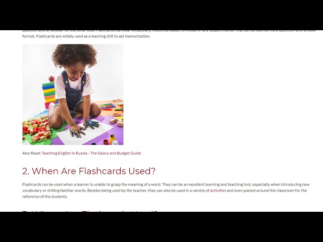 6 Reasons To Use Flashcards When Teaching Teenagers And Adults | ITTT TEFL BLOG
