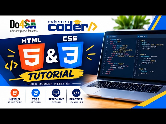 Introduction to HTML & CSS | Web Development for Beginners | Make Me A Coder