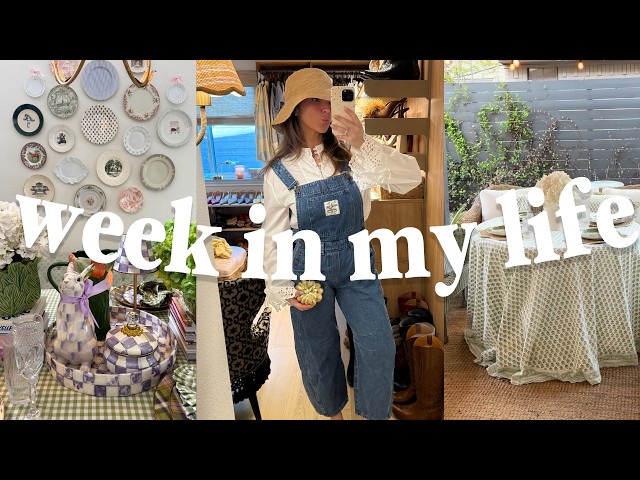auditioning to become your comfort creator 🏡🌷📖 week in my life as a serial hobbyist