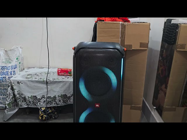 Jbl partybox710 vs home made BS sound speaker 600w #jblpartybox #soundtest