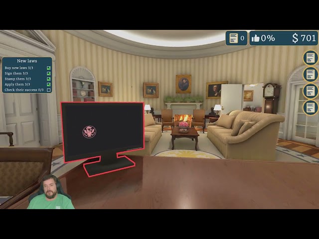 New President Simulator Demo PC Gameplay