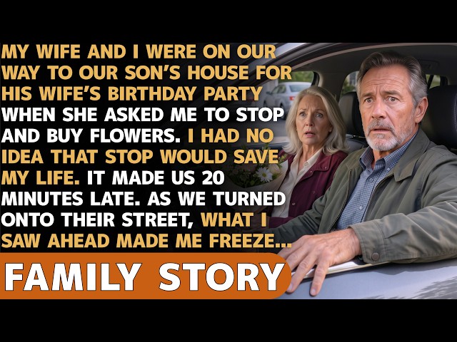 My Wife Asked Me To Stop For Flowers On The Way To Our Son’s House—That Stop Saved My Life