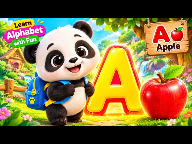 🐼 ABC Learning for Kids🍎  #fyp #viral # #ABCForKids #learnalphabet #cartoonvideo  #abcd #fyp #trend 
