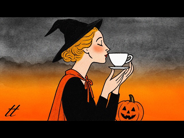 🔴 24/7 cozy halloween vintage jazz