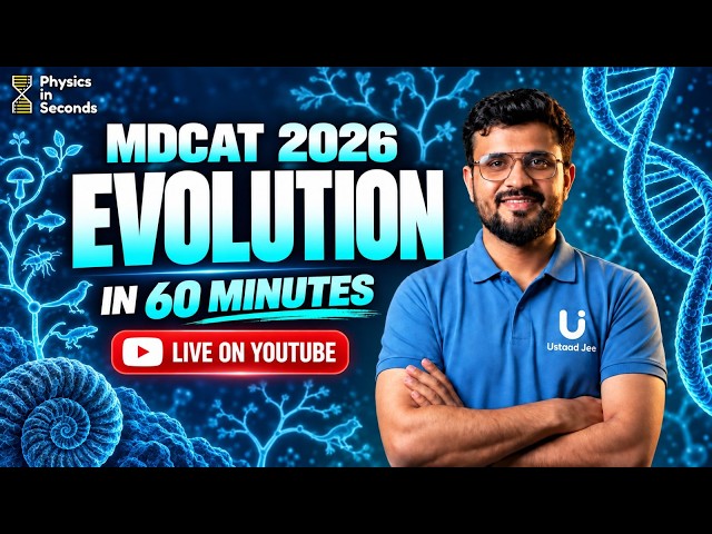 MDCAT 2026 | Biology | ⁠Evolution In 60 Minutes!